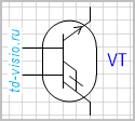 Транзистор двухбазовый с выводом от i-области