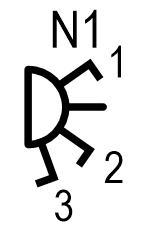 Поворот блока с сохранением горизонтального текста