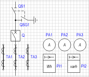 Фигуры и шаблоны Visio для однолинейных схем электроснабжения.
