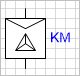 Условное обозначение - пусковой переключатель со звезды на треугольник (дополнительные функции: ступенчатый).