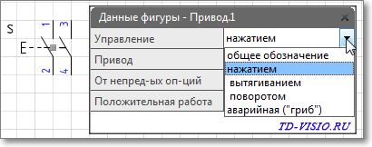 Данные фигуры Visio.