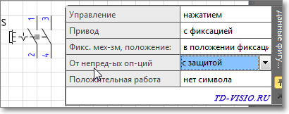 Данные фигуры Visio