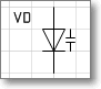 Условное обозначение. Трафарет Visio - варикап