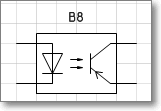 Условное графическое обозначение. Трафарет Visio - оптрон.