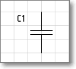 Условное обозначение. Трафарет Visio - конденсатор постоянной емкости.