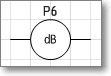Условное графическое обозначение. Трафарет Visio - измеритель уровня сигнала.