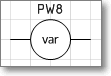Условное графическое обозначение. Трафарет Visio - варметр.