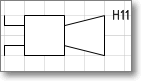 Условное графическое обозначение. Трафарет Visio - ревун.