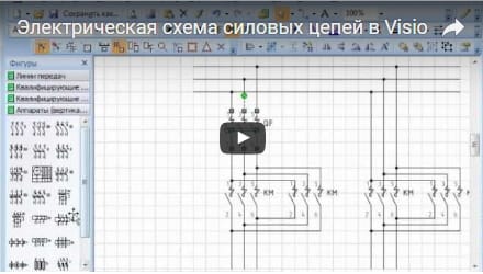 Как рисовать электрические схемы в visio